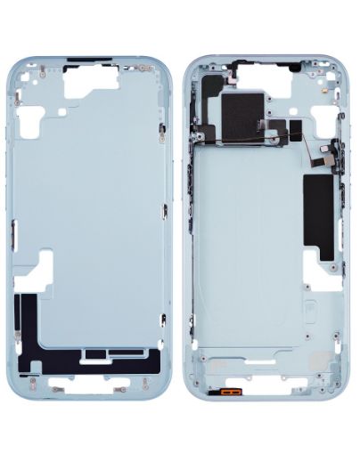 Middle Frame with Small Parts for iPhone 15 - BLUE - US Version