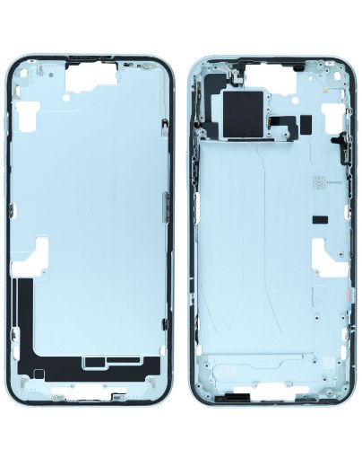Middle Frame With Parts for iPhone 15 Plus - BLUE - International Version
