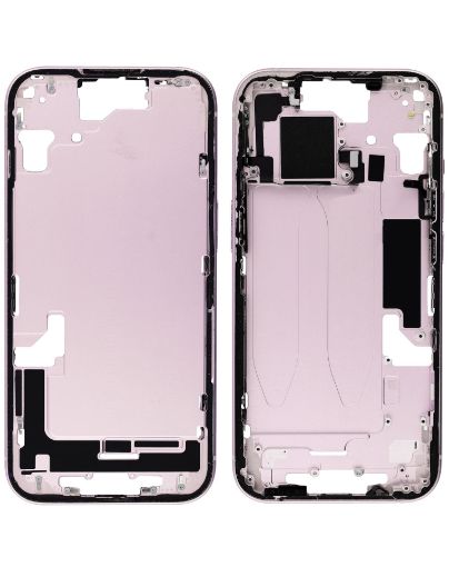 Middle Frame With Parts for iPhone 15 - PINK - International Version
