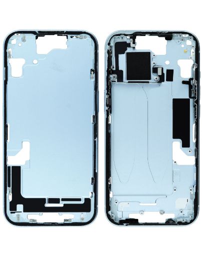 Middle Frame With Parts for iPhone 15 - BLUE - International Version
