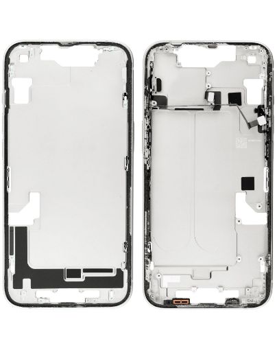 Middle Frame With Parts for iPhone 14 - WHITE - International Version