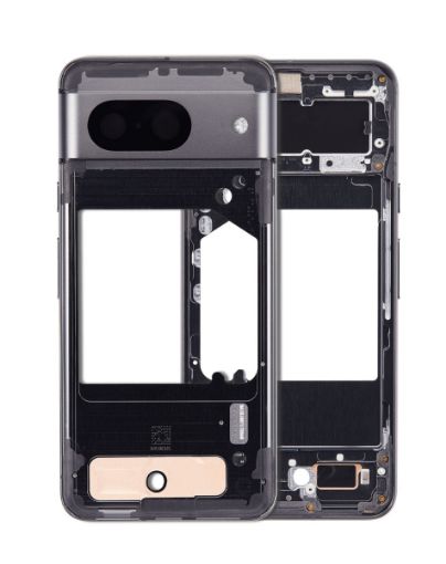 Middle Frame Housing for Google Pixel 8 - OBSIDIAN