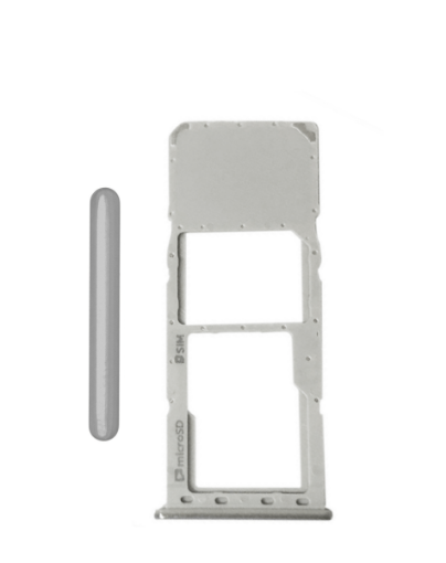 Sim Card Tray for Galaxy A50 / A505 / A30 / A305 / A20 / A205 - SILVER
