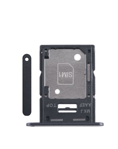 Single Sim Card Tray for Galaxy A15 / A155 - BLACK