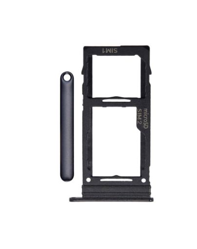Single Sim Card Tray for Galaxy A51 5G / A516 - PRISM CUBE BLACK