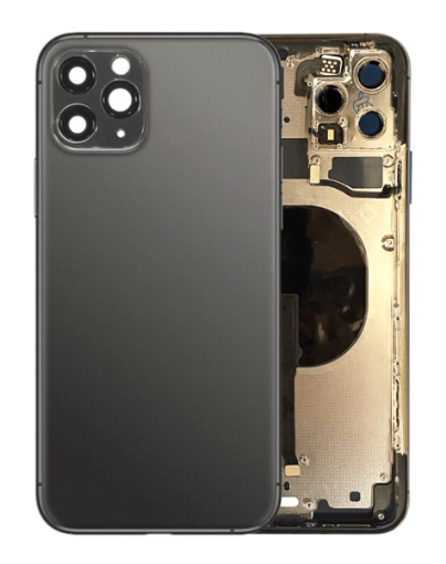 Back Housing Frame with Small Components Pre-Installed for iPhone 11 Pro Max - SPACE GRAY