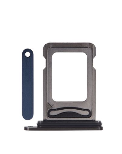 Dual Sim Card Tray for iPhone 15 Pro / 15 Pro Max - BLUE TITANIUM