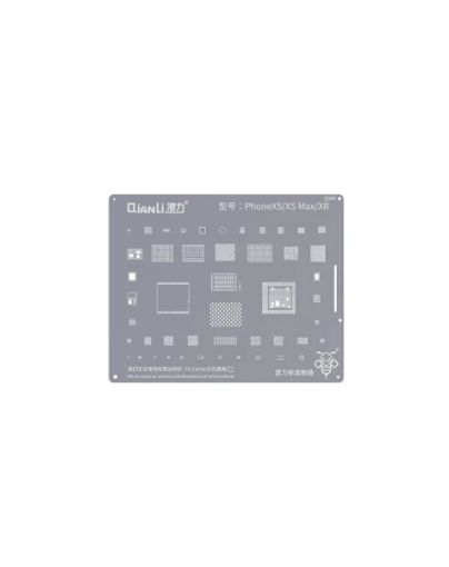 MaAnt Square Hole 0.12mm BGA Reballing Stencil for iPhone XS / XR / XS Max