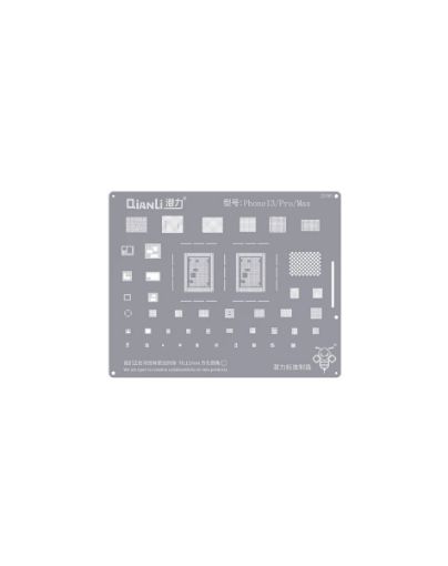 MaAnt Square Hole 0.12mm BGA Reballing Stencil for 13 Mini / 13 Pro / 13 / 13 PM