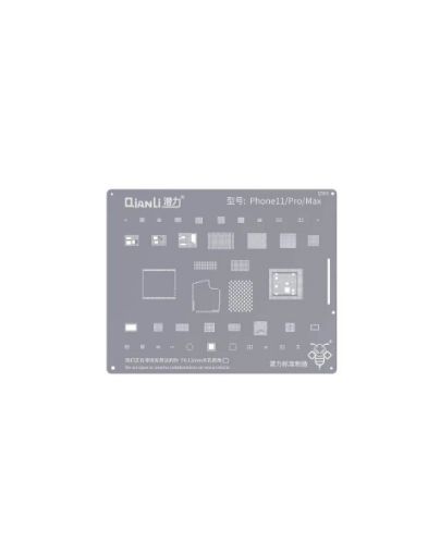 MaAnt Square Hole 0.12mm BGA Reballing Stencil for 11 / 11 Pro / 11 Pro Max