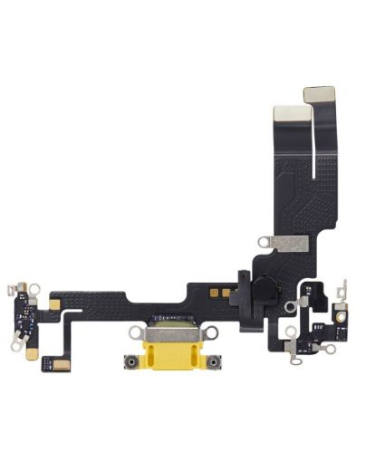 Charging Port Flex Cable for iPhone 14 - YELLOW - Aftermarket