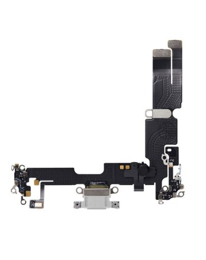Charging Port Flex Cable for iPhone 14 Plus - STARLIGHT - Aftermarket