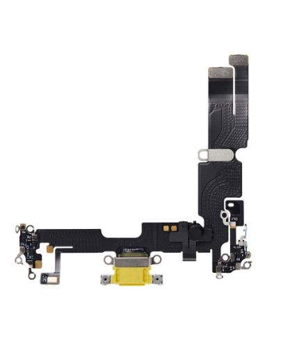 Charging Port Flex Cable for iPhone 14 Plus - YELLOW - Aftermarket
