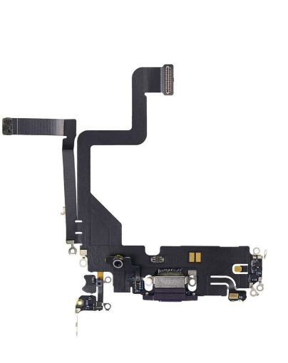Charging Port Flex Cable for iPhone 14 Pro - DEEP PURPLE