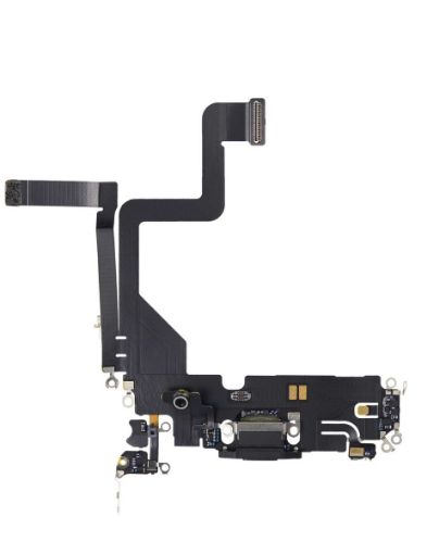 Charging Port Flex Cable for iPhone 14 Pro - SPACE BLACK - Aftermarket