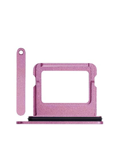 Dual Sim Card Tray for iPhone 16 / 16 Plus - PINK