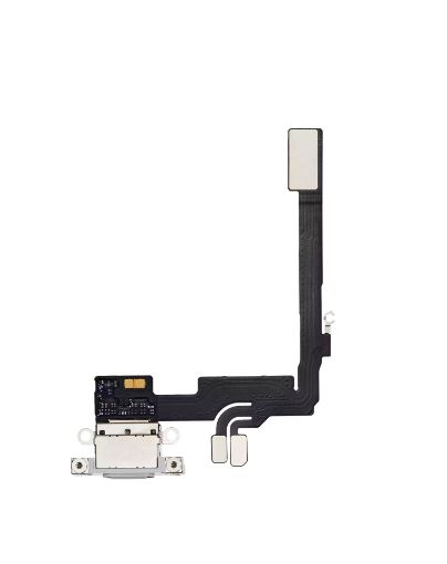 Charging Port Flex Cable for iPhone 16 Pro - WHITE TITANIUM
