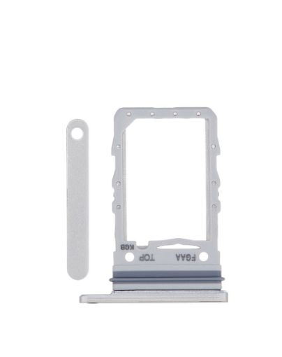 Single Sim Card Tray for Galaxy Z Flip 3 5G - SILVER