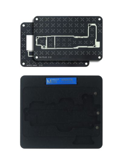 MaAnt 0.12mm Motherboard Middle Layer BGA Reballing Stencil Platform Set for iPhone 14 / 14 PL / 14P / 14 PM
