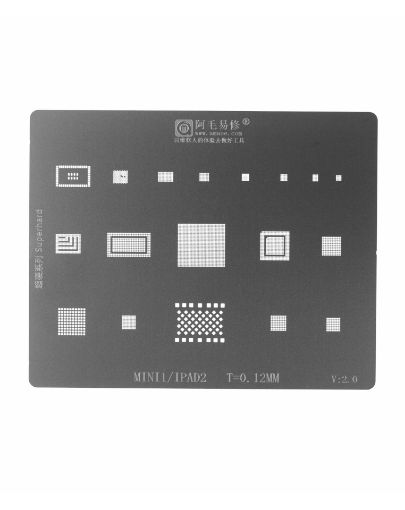 AMAOE BGA Reballing Stencil for iPad 2 / Mini 1