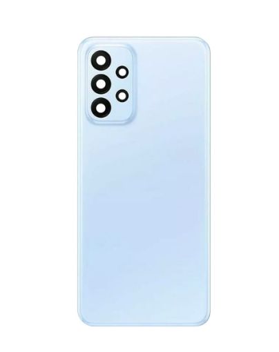 Back Glass with Camera Lens and Adhesive for Galaxy A23 5G / A236 - BLUE