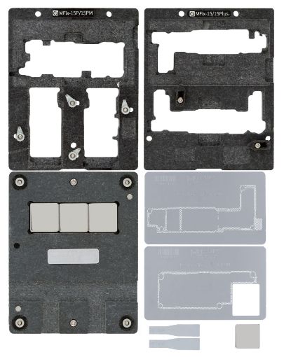 AMAOE BGA iPhone 15 / 15 Plus / 15 Pro / 15 Pro Max Logic Board Middle Frame BGA Stencil