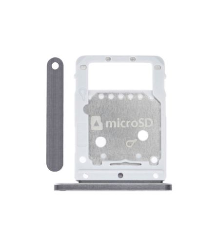 Single Sim Card Tray for Galaxy Tab S7 Plus T970 / T975 / T976 - MYSTIC BLACK