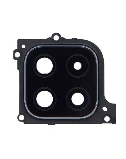 Back Camera Lens with Bracket for Galaxy A22 5G / A226 - BLACK