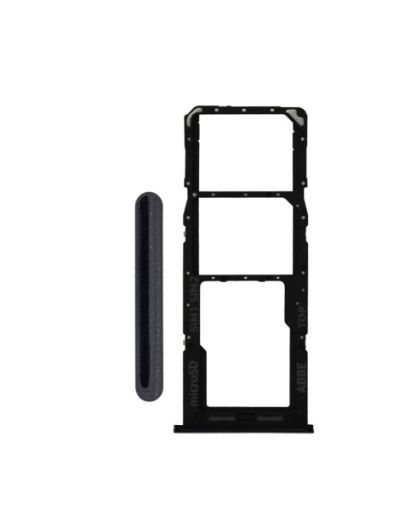 Dual Sim Card Tray for Galaxy A22 4G / A225 - BLACK