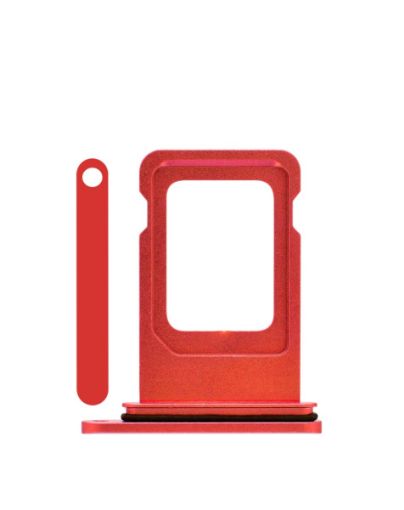 Dual Sim Card Tray for iPhone 11 - RED