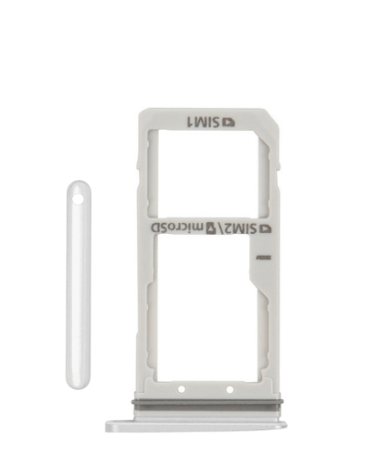 Sim Card Tray for Galaxy S7 - WHITE