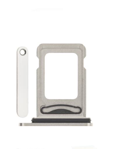 Dual Sim Card Tray for iPhone 12 Pro Max / 12 Pro - SILVER