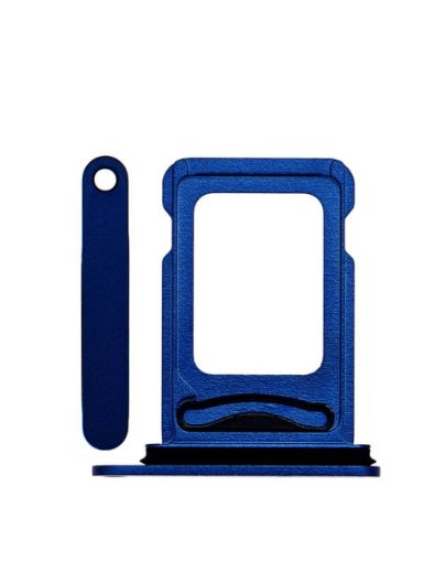 Dual SIM Card Tray for iPhone 13 - BLUE