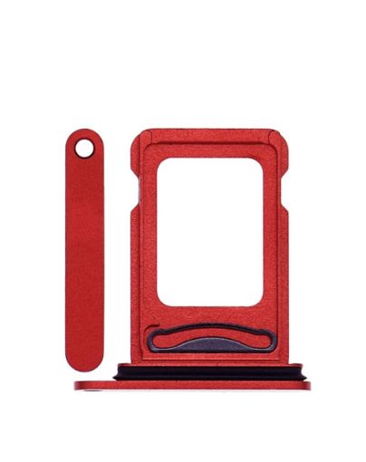 Dual SIM Card Tray for iPhone 13 - RED