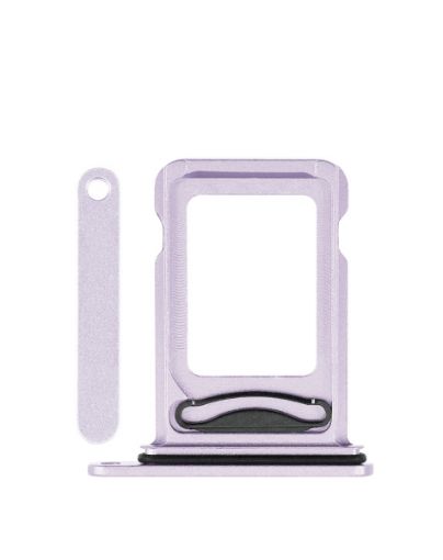 Dual Sim Card Tray for iPhone 14 / 14 Plus - DEEP PURPLE