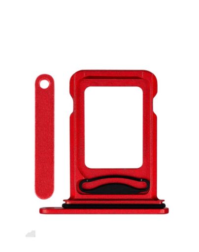Dual Sim Card Tray for iPhone 14 / 14 Plus - RED