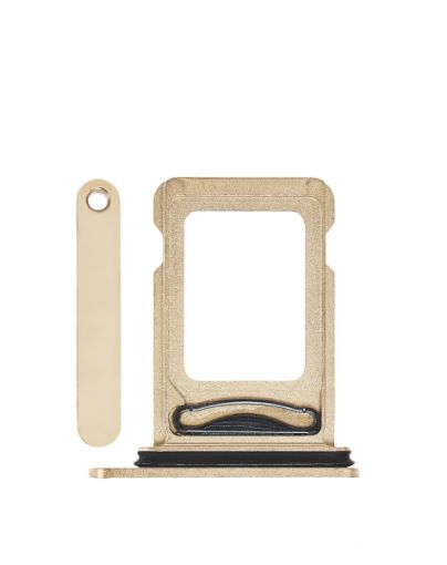 Dual Sim Card Tray for iPhone 14 Pro / 14 Pro Max - GOLD