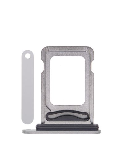 Dual Sim Card Tray for iPhone 14 Pro / 14 Pro Max - SILVER