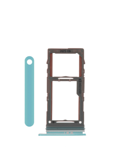 Single Sim Card Tray for Galaxy S10E / S10 Plus / S10 - GREEN