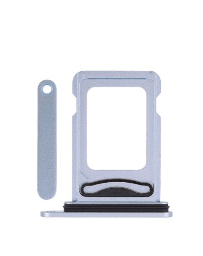 Dual Sim Card Tray for iPhone 15 / 15 Plus - BLUE