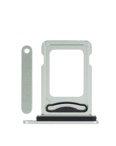 Dual Sim Card Tray for iPhone 15 / 15 Plus - GREEN