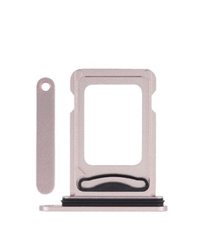 Dual Sim Card Tray for iPhone 15 / 15 Plus - PINK