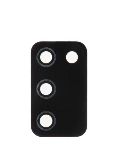 Back Camera Lens with Adhesive for Galaxy A02S / A025 - Glass Only - BLACK