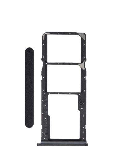 Dual Sim Card Tray for Galaxy A03 Core / A032 - BLACK