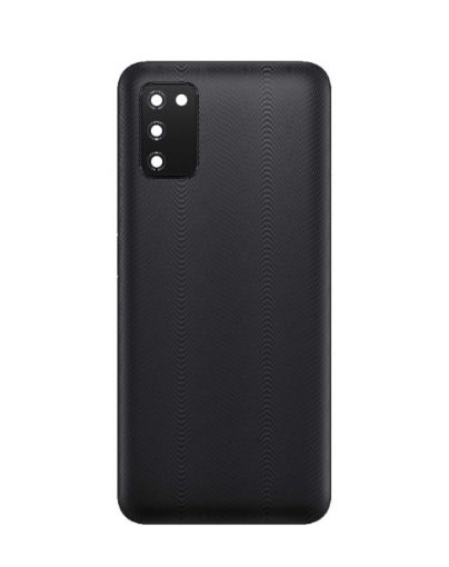 Back Glass for Galaxy A03s / A037 - International Version - BLACK