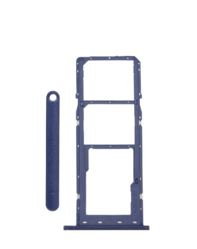 Dual Sim Card Tray for Galaxy A03S / A037F - BLUE