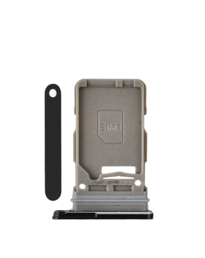 Single Sim Card Tray for Galaxy S21 Ultra / S21 Plus / S21 - BLACK