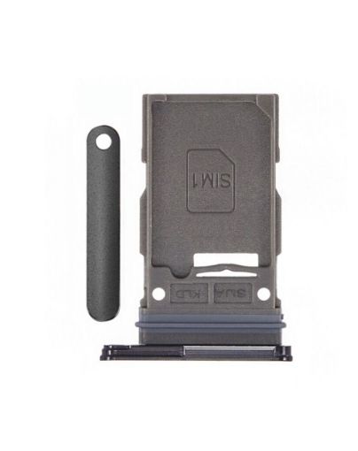 Single Sim Card Tray for Galaxy S22 Plus 5G / S22 5G - BLACK