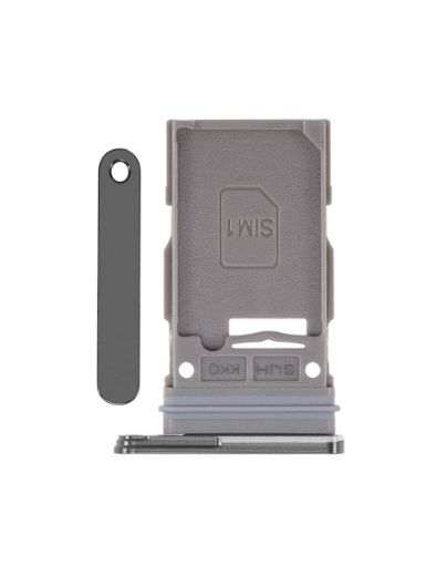 Single Sim Card Tray for Galaxy S22 Ultra 5G - BLACK