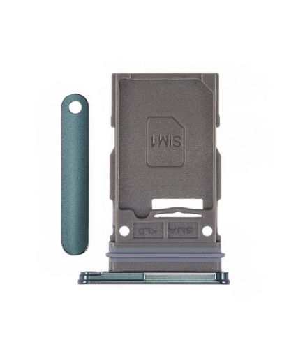 Picture of Single Sim Card Tray for Galaxy S22 Ultra 5G - GREEN